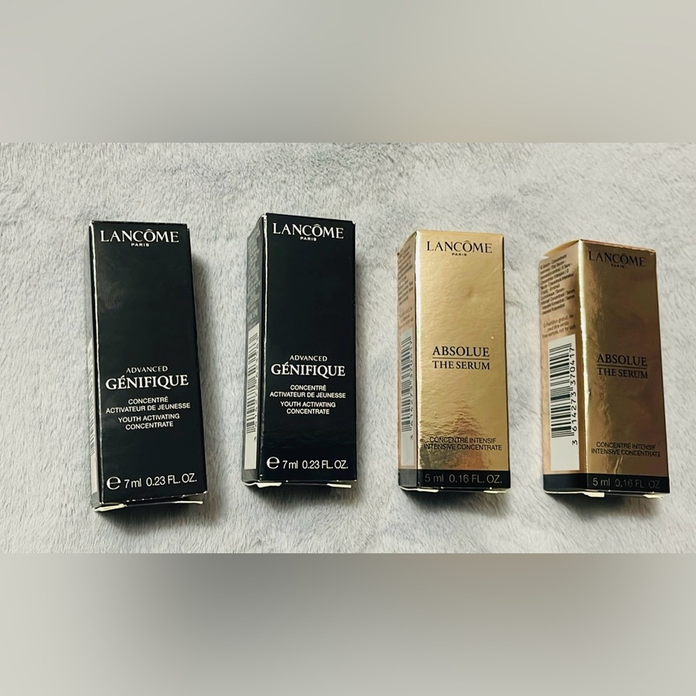 Lancome Génifique and Absolue Serum Set - Black and Gold